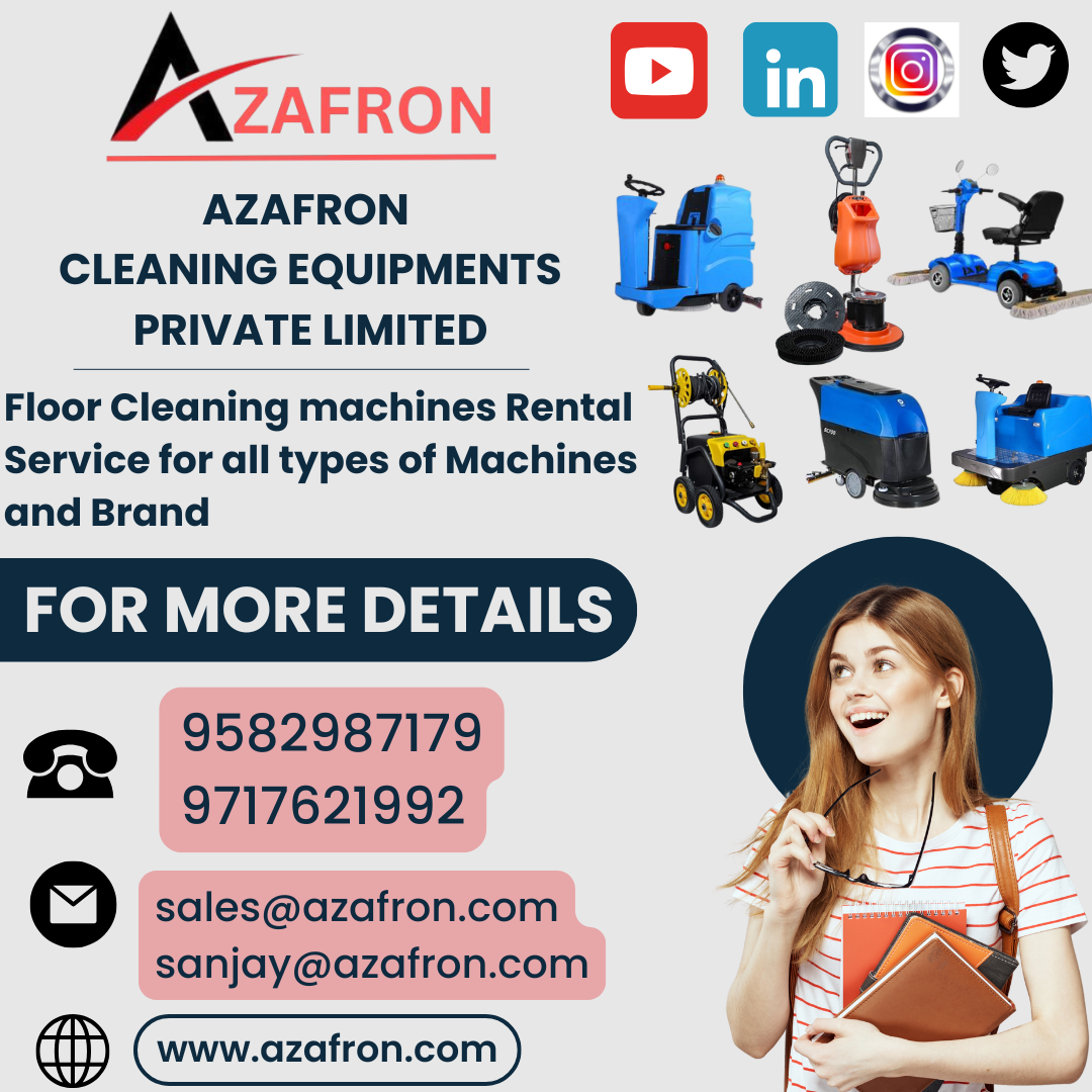 Industrial Cleaning Machine On Rent